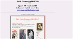 Desktop Screenshot of edithappleton.co.uk